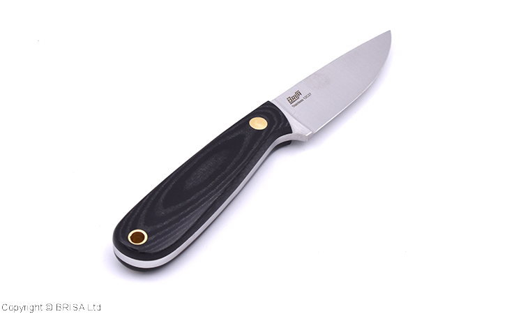 Brisa Überlebensmesser Necker 70 - Schwarz Micarta