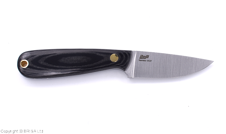 Brisa Überlebensmesser Necker 70 - Schwarz Micarta