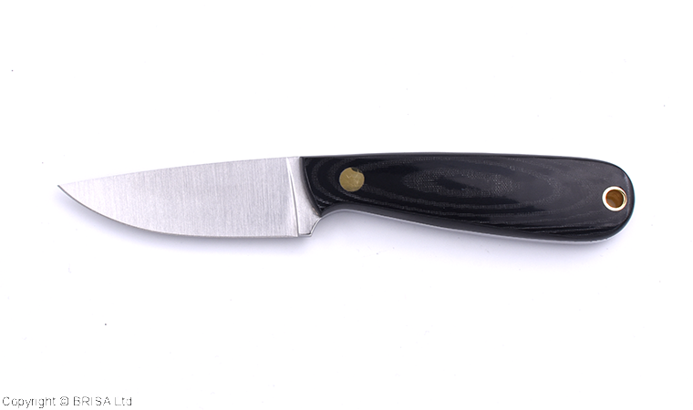 Brisa Überlebensmesser Necker 70 - Schwarz Micarta