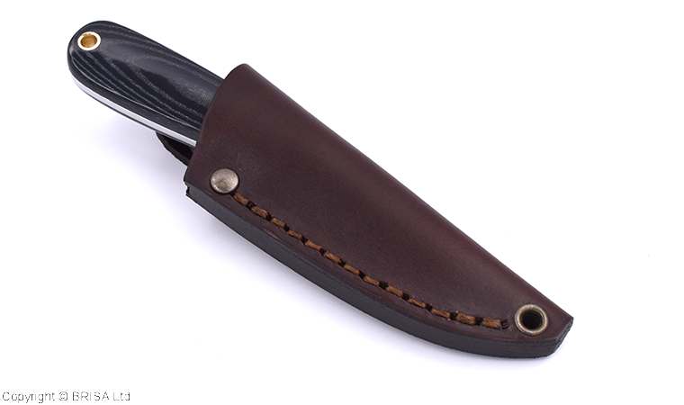 Brisa Überlebensmesser Necker 70 - Schwarz Micarta