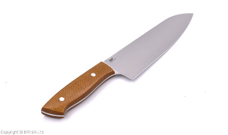 Brisa Santoku Küchenmesser Chef 185 - Micarta